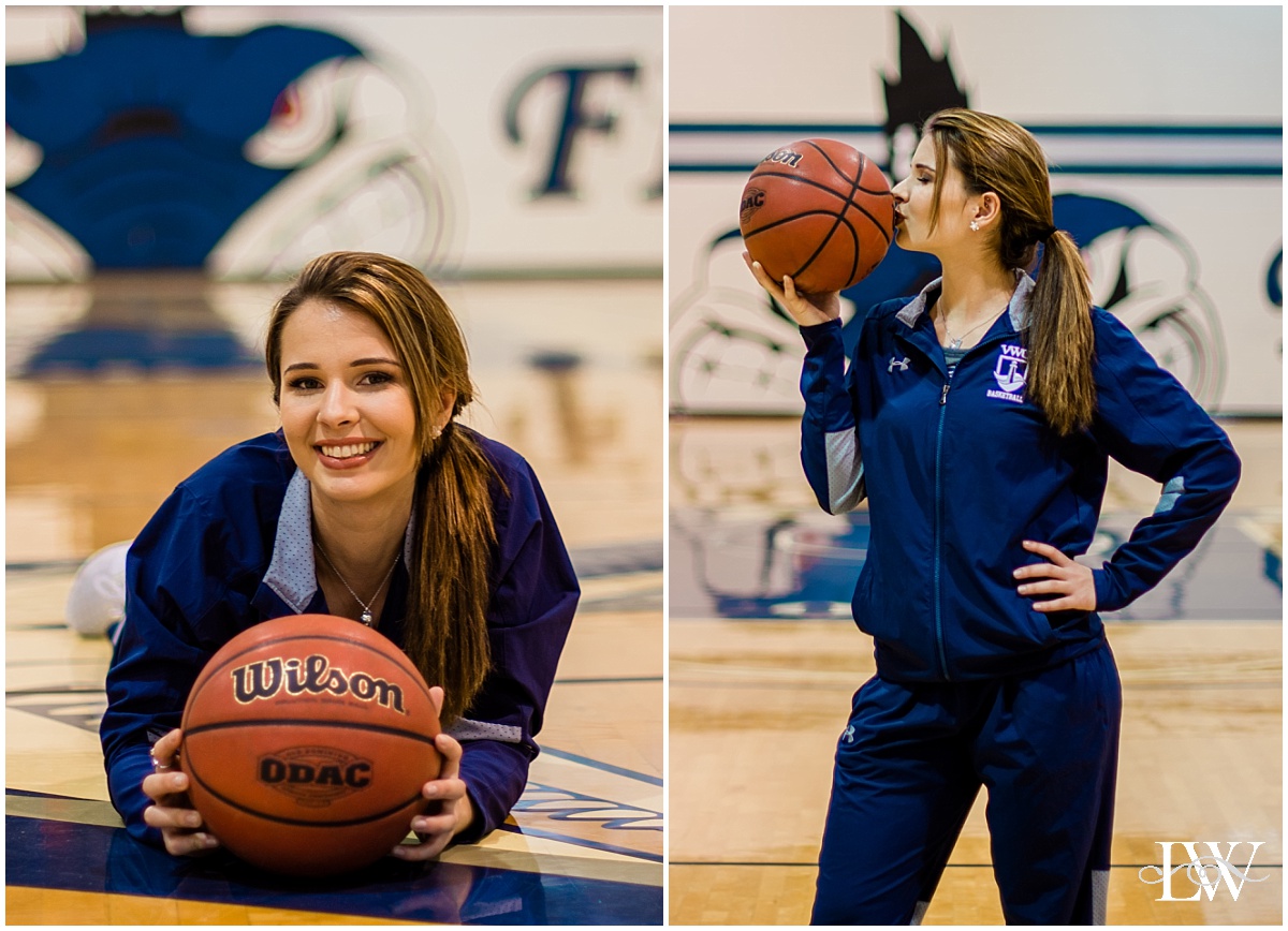Beautiful girl basketball player | Wesleyan University Graduation in Virginia Beach by Photographer Laura Walter